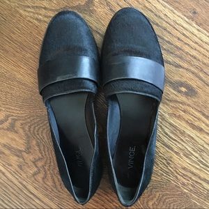 Vince authentic calf hair loafers